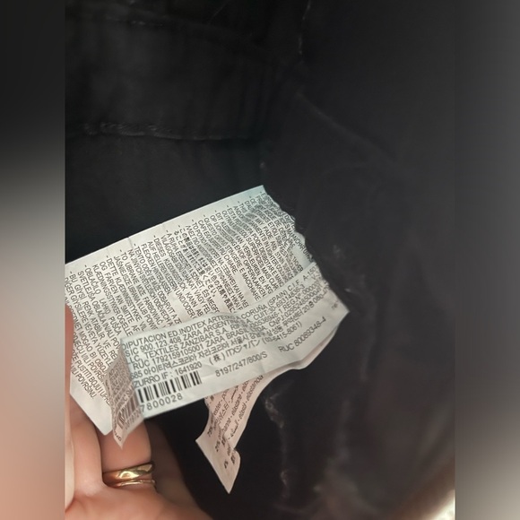 ZARA long sleeve black zip up denim jumpsuit Sz. S NWOT - Picture 9 of 14